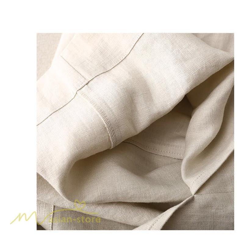 ワイドパンツ | パンツ レディース ロング丈 コットン 麻混 カジュアル 無地 40代 50代 リネン 夏 秋 カジュアル ロングパンツ 大きいサイズ 30代 20代 3色 上品