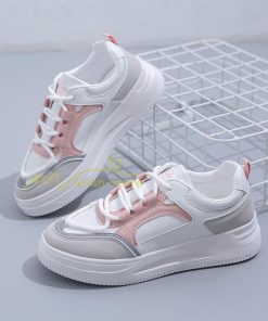 スニーカー | スニーカー レディース レディースシューズ ローカット 靴 フラットシューズ ぺたんこ ウォーキングシューズ Pu革 厚底靴 歩きやすい 厚底スニーカー 美脚