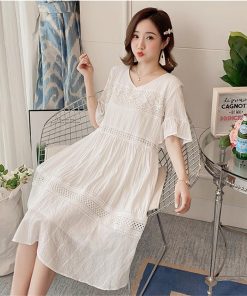 ワンピース | マタニティマタニティ レディース 体型カバー 半袖 産前産後 膝丈 普段着 Aライン マタニティウェア ママ ひざ丈 授乳口なし ワンピ