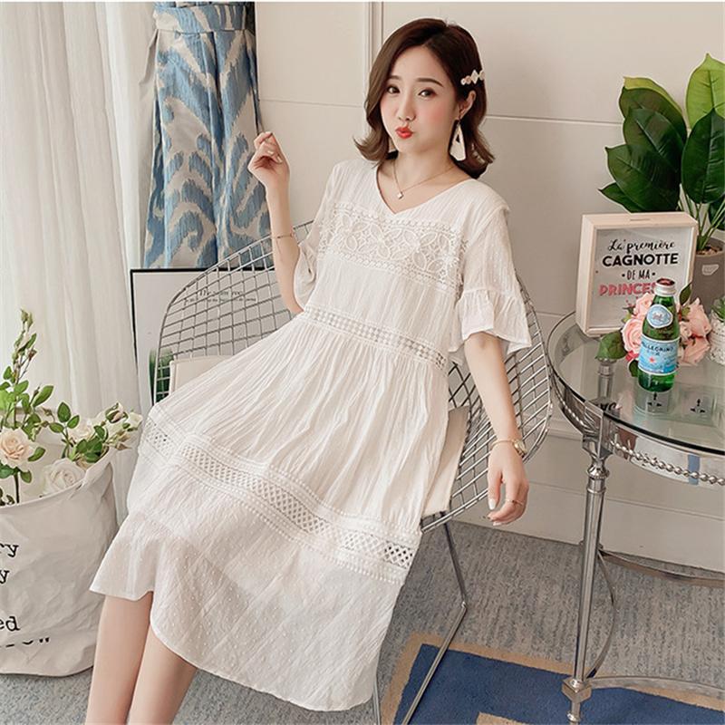 ワンピース | マタニティマタニティ レディース 体型カバー 半袖 産前産後 膝丈 普段着 Aライン マタニティウェア ママ ひざ丈 授乳口なし ワンピ