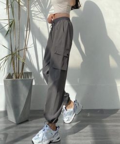 ワイドパンツ | ストリート風カーゴパンツ レディース