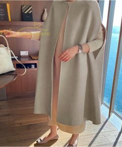 ベスト | ジレ 秋冬 レディース ベストコート ドロップショルダー 秋物 ロング丈 羽織り カーディガン ノーカラー 黒 ゆったり アウター 無地 大人 温かみ