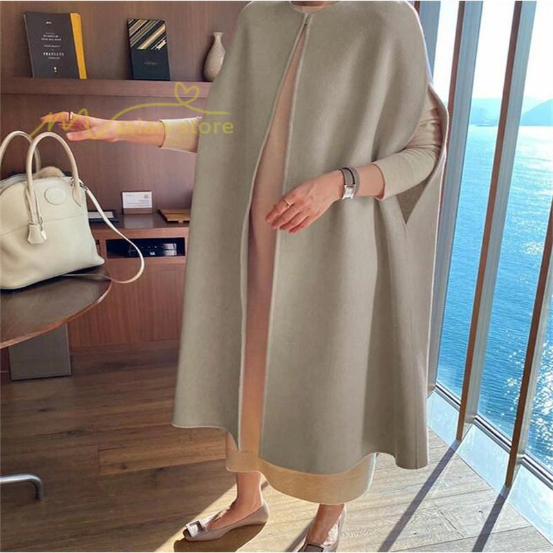 ベスト | ジレ 秋冬 レディース ベストコート ドロップショルダー 秋物 ロング丈 羽織り カーディガン ノーカラー 黒 ゆったり アウター 無地 大人 温かみ