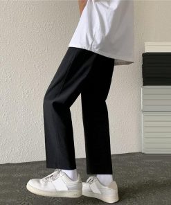 チノパン | パンツ メンズ ウエストゴム ロングパンツ 無地 シンプル カジュアルパンツ おしゃれ 夏新作 9分丈 テーパードパンツ サマーパンツ ビジネス お出かけ 仕事