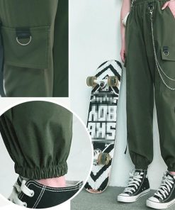 サルエルパンツ | カーゴパンツ チェーン付き ボトムス