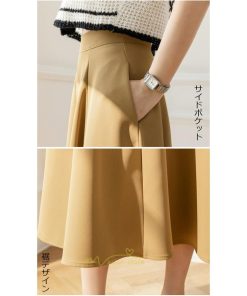 スカート | ロング丈 ボトムス レディース Aライン 上品 20代30代40代50代 カジュアル 通勤通学 お出かけ 夏物 韓国風 着痩せ 体系カバー エレガント