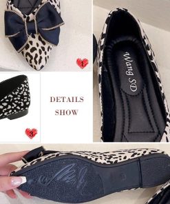 パンプス | レオパード柄ポインテッドトゥ