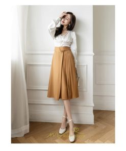 スカート | レディース ロング フレア 黒 Aライン 秋冬 ミモレ ハイウエスト 体型カバー キレイめ オシャレ フェミニン 着痩せ 通勤 お出かけ 可愛い 通学