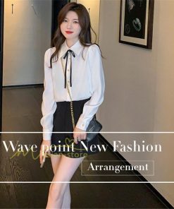 シャツ・ブラウス | ブラウス レディース きれいめ 40代 春夏秋新作 オシャレブラウス リボンネック 長袖トップス 大人 通勤OL 韓国ファッション ゆったり 50代 通学 シャツ30代