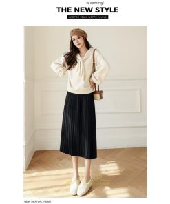 スカート | フレア レディース 40代 きれいめ おしゃれ 着痩せ 秋 冬 ボトムス ロング プリーツ20代 スリット Aラインゆったり 50代 30代