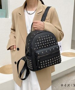 リュック | スタッズ リュックサック 女子 おしゃれ