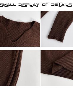 ニット・セーター | ボタン飾り 秋冬 無地 ニットトップス レディース 長袖 ニットセーター シンプルニット プルオーバー きれいめ Vネック