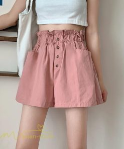 ショートパンツ | レディース サマーパンツ 夏コーデ 新作 おしゃれ ハイウエスト 無地 きれいめ 女性着 アウトドア ゆったり お出かけ パンツ ワイドパンツ 日常