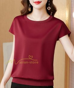 tシャツ・カットソー | トップス Tシャツ レディース 春 夏 秋 半袖 クルーネック 無地 プルオーバー 20代30代40代50代 ママ シンプル 着痩せ 大きいサイズ カジュアル 上品 お出かけ