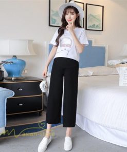 パンツ レギンス | ワイドパンツ マタニティ パンツ レディース サマー 9分丈 夏 新作 無地 ゆったり ガウチョパンツ 体型カバー マタニティパンツ マタニティウェア 大きいサイズ