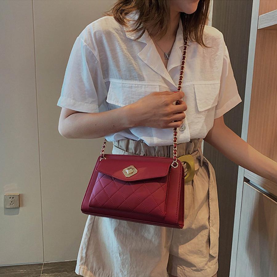 ショルダーバッグ | レザーバッグ 斜めがけ ミニバッグ 小さめ おしゃれ レディース 大人可愛い チェーンバッグ バッグ