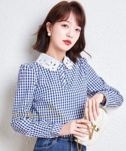 シャツ・ブラウス | ブラウス シャツ レディース トップス シャツブラウス 長袖ブラウス トップス おしゃれ ゆったり 無地 チェック柄 通勤通学 お出かけ カジュアル 20代30代40代