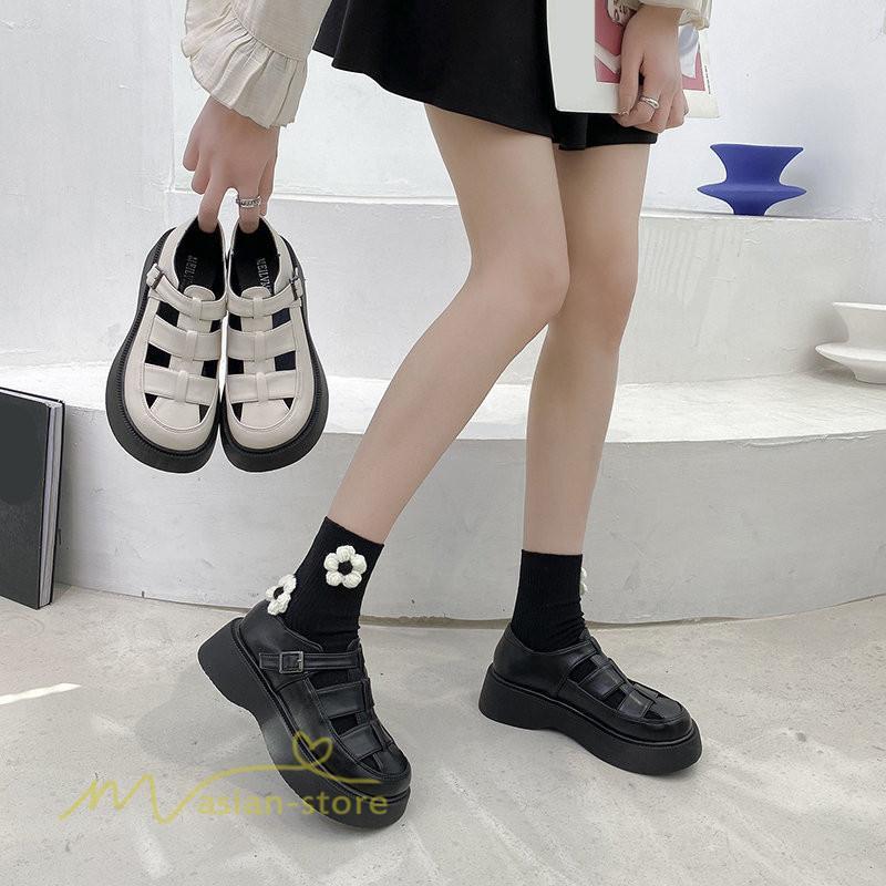 サンダル ミュール | サンダル レディース オフホワイト ブラック 黒 編み込み ストラップ 歩きやすい ぺたんこ おしゃれ 2022 旅行 お出かけ トレンド おでかけ カジュアル