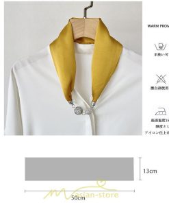 マフラー・スカーフ | スカーフ レディース 春夏秋用 無地 飾り付き プレゼント ギフト 通勤 お出かけ リゾート 旅行 大人可愛い 上品 お洒落 同窓会 食事会 卒園式 エレガント 入園式