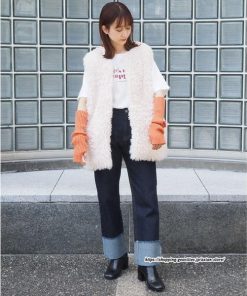 ベスト | ボリュームフェイクファーファー毛皮レディース 冬 フェイクファー 毛皮コート アウター ノースリーブ ふわふわ 前開き 秋冬 ジレ
