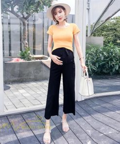 パンツ レギンス | マタニティパンツ 9分丈 レディース 着痩せ 無地 ワイドパンツ パンツ ボトムス 大きいサイズ 薄手 サマー 夏 ガウチョパンツ おしゃれ 新作 ゆったり ボトムス