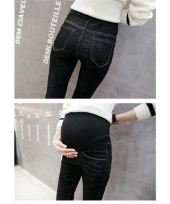 セール | マタニティデニムパンツ テーパードパンツ 産前産後 着痩せ 妊婦パンツ 妊娠パンツ デニムパンツ 調整できる 春 秋 無地 可愛い マタニティ ママ お腹包み