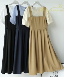 マキシ | プリーツワンピース ワンピース 半袖 レディース お呼ばれ 二次会 ミモレ丈 ゆったり 夏 リゾート 切り替え 体型カバー エレガント レイヤード 重ね着風