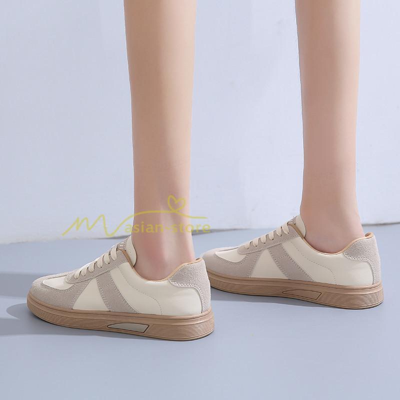 スニーカー | スニーカー レディース レディースシューズ ローカット 靴 フラットシューズ ぺたんこ ウォーキングシューズ Pu革 美脚 歩きやすい 厚底靴 厚底スニーカー