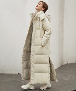 トレンチコート | フード付きキルティングコート レディース