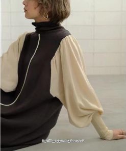 マキシ | センターライン ニットワンピース ロング ワンピース 長袖 レディース 着痩せ 上品 フェミニン キレイめ 通勤 おしゃれ 50代　 オシャレ 30代 通勤 20代 40代