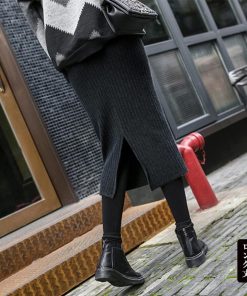 ひざ丈スカート | ニットスカートレディース大人セクシー