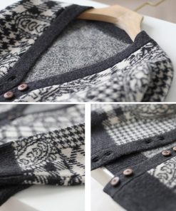 ニット・セーター | ニットジャケット レディース Vネック