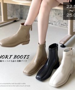 ショートブーツ | フルジップブーツ 美脚