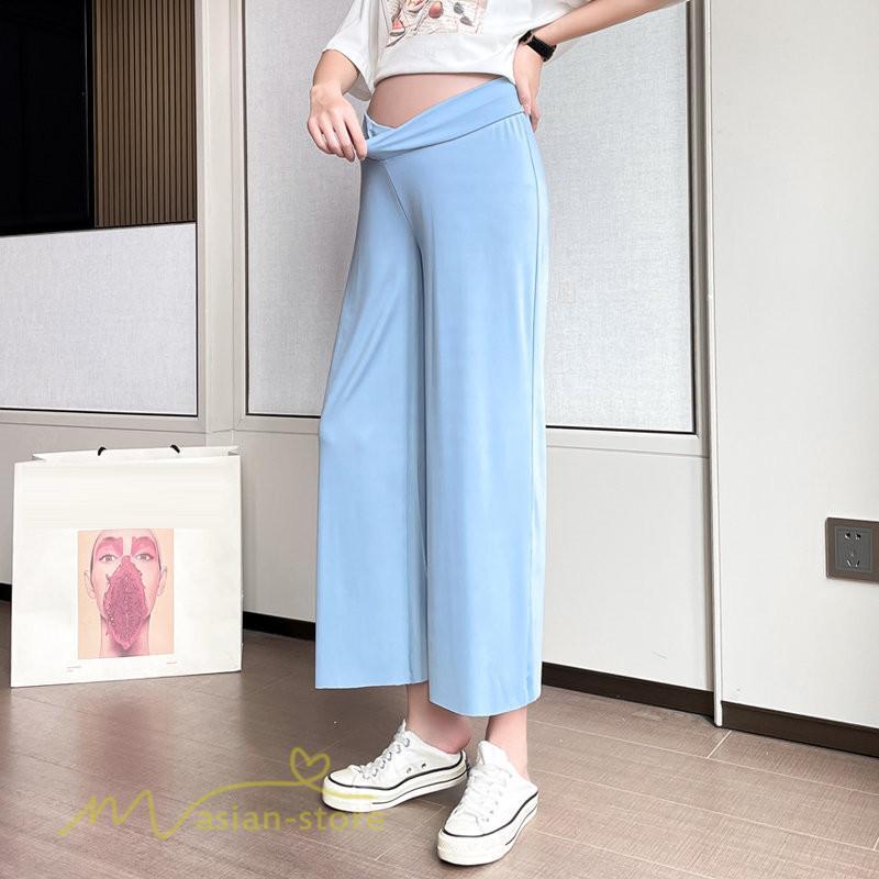 パンツ レギンス | マタニティ ワイドパンツ ガウチョパンツ 着痩せ 無地 着痩せ ゆったり マタニティパンツ パンツ マタニティウェア 日常 夏新作 おしゃれ サマー サマーパンツ