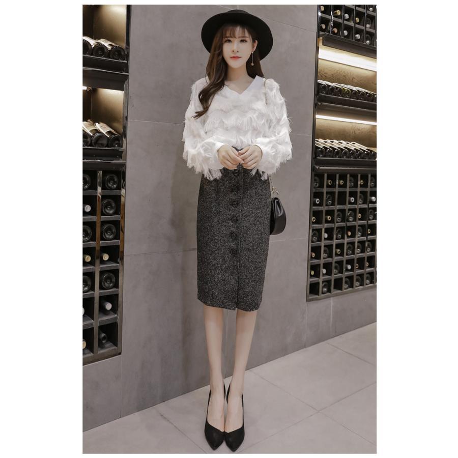 在庫ある | 短納期巻きスカート タイトスカート ハイウエスト 膝下丈スカート ビジネススカート フォーマルオフィス ラシャスカート エレガント OL 通勤 着痩せ フェミニン