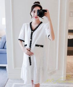 ワンピース | マタニティ 半袖 ママ服 妊娠服 産前 産後 マタニティ服 マタニティウェア 夏コーデ マタニティワンピ 通勤着 マタニティ アウトドア