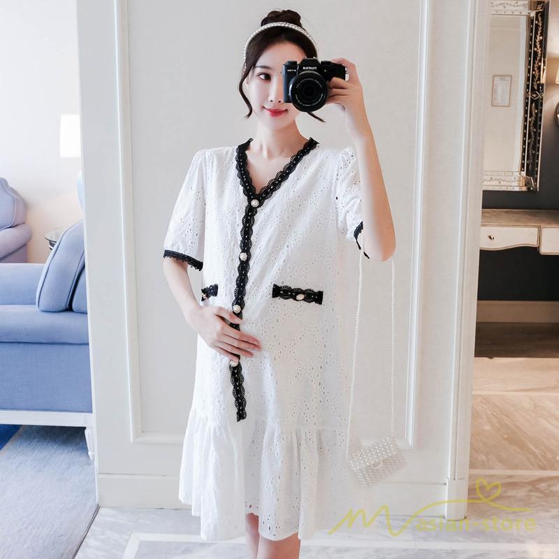 ワンピース | マタニティ 半袖 ママ服 妊娠服 産前 産後 マタニティ服 マタニティウェア 夏コーデ マタニティワンピ 通勤着 マタニティ アウトドア