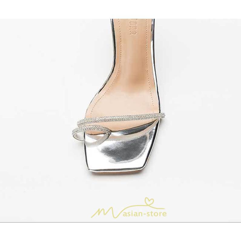 パンプス | ハイヒール サンダル 歩きやすい 美脚 ストラップ 6センチ8センチヒール シンプル レディース 脱げない 黒 リゾート 女性 華奢魅せ 旅行 お出かけ 夏物