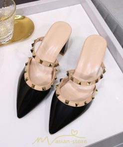 パンプス | サンダル レディース ストラップ ハイヒール 太めヒール 痛くない 6cmヒール 脱げない ブラック 黒 20.5-25cm ベージュ 小さいサイズ 美脚