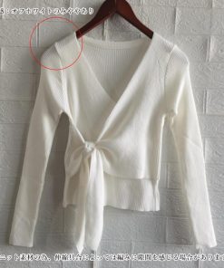 ニット・セーター | カシュクールリブニットトップス 大人秋服