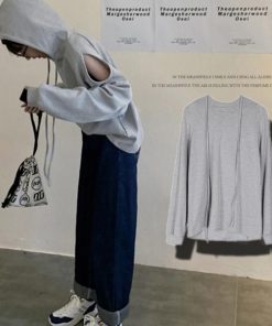 Tシャツ・カットソー | プルオーバー スウェット 薄手 肩見せ トップス トレーナー レディース パーカー カジュアル 肩出し 長袖 カットソー