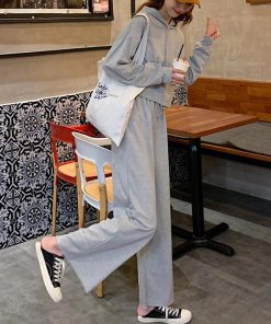 キャミソール | セットアップ 部屋着 フード付き レディース 無地 パンツセット スウェットパーカー 体型カバー ルームウェア シンプル