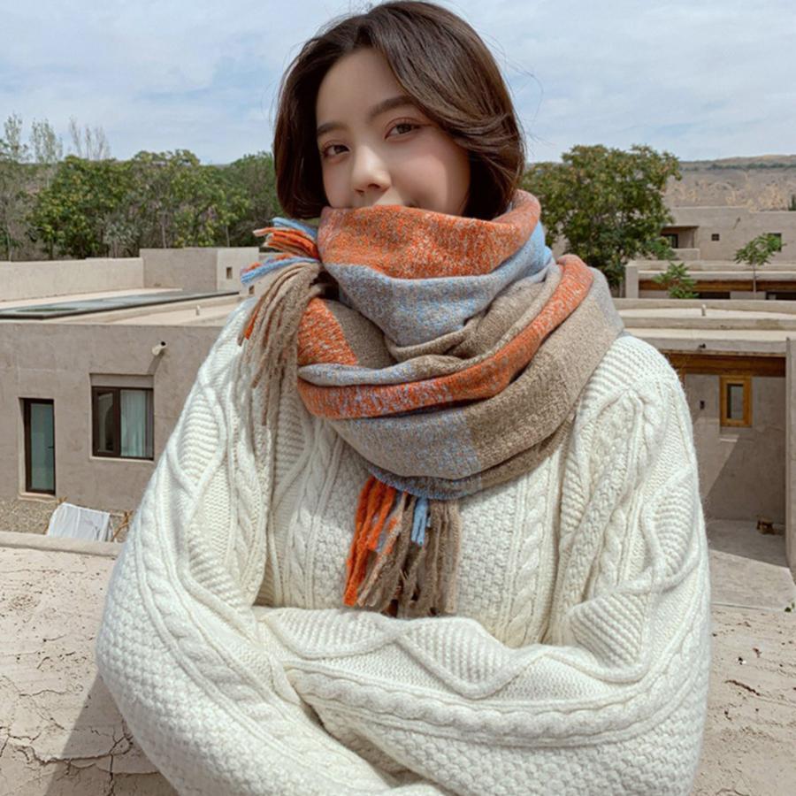 マフラー | チェック柄 ストール レディース 大判