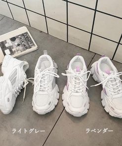 シューズ | 厚底 ダッドスニーカー レディース