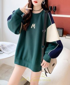 パーカー | トレーナー Tシャツ ロングT レディース トップス 切り替え 長袖 プルオーバー スウェット 麻 コーデ 秋 冬 スポーツ お出かけ アウトドア 通勤 春