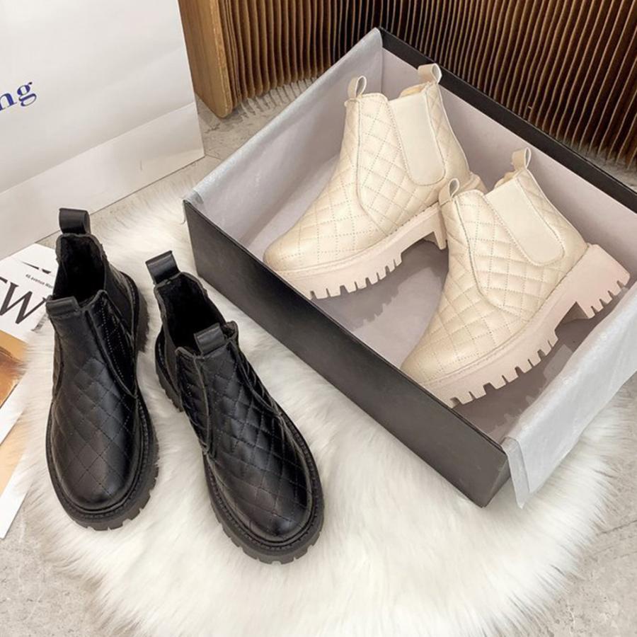 ショートブーツ | 韓国 サイドゴアブーツ ショート 暖かい