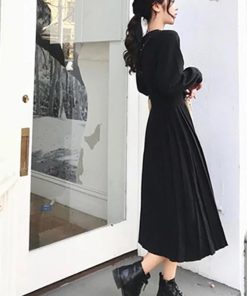 ワンピース | ニットプリーツワンピースレディースニット