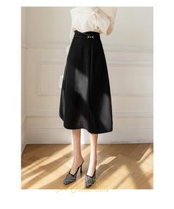 スカート | ロング 秋 秋服 レディース ボトムス ロングフレア Aライン キレイめ オシャレ フェミニン 可愛い 着痩せ 通学 お出かけ 新作 OL 通勤