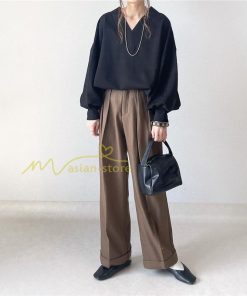 ｔシャツ・カットソー | 長袖Tシャツ レディース トップス ドルマンスリーブ Vネック 30代40代 無地 大人 切り替え ブラウスシャツ Tシャツ 長Ｔ 可愛い 体型カバー