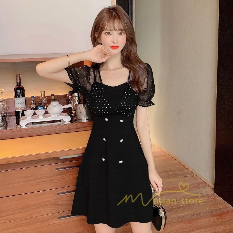 ミディアム | ワンピース レディース 40代 きれいめ 夏 ミニ丈 ドレス 韓国風 オシャレ 通勤 大人 上品 着痩せ エレガント デート フォーマルワンピース きれいめ 2021 二次会